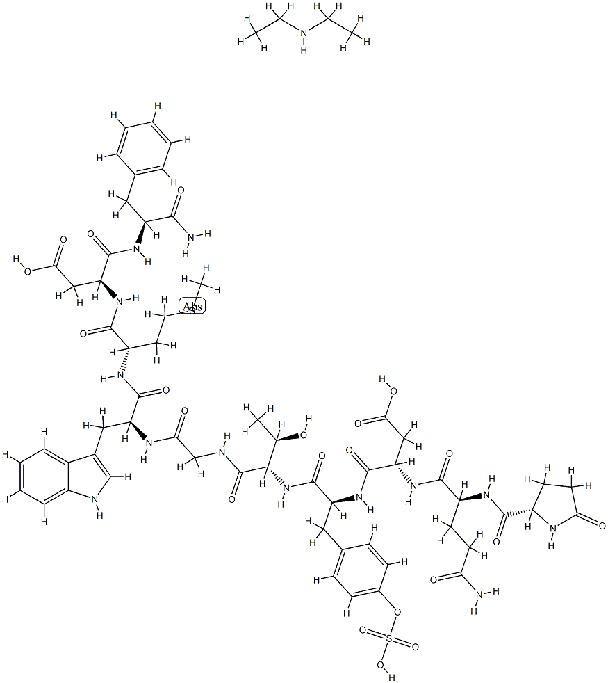 Caerulein, compd. with N-ethylethanamine Struktur