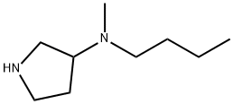 3-Pyrrolidinamine,N-butyl-N-methyl-(9CI) Struktur