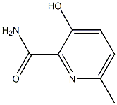 2-Pyridinecarboxamide,3-hydroxy-6-methyl-(9CI) Struktur