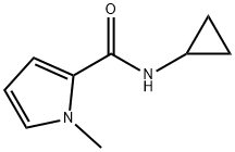 1H-Pyrrole-2-carboxamide,N-cyclopropyl-1-methyl-(9CI) Struktur