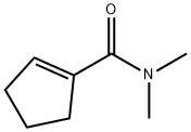 1-Cyclopentene-1-carboxamide,N,N-dimethyl-(9CI) Struktur