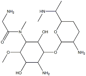 6'-N-methylfortimicin A Struktur