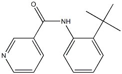 3-Pyridinecarboxamide,N-[2-(1,1-dimethylethyl)phenyl]-(9CI) Struktur