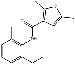 3-Furancarboxamide,N-(2-ethyl-6-methylphenyl)-2,5-dimethyl-(9CI) Struktur