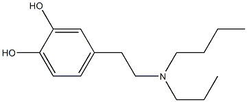 N-n-propyl-N-n-butyl-beta-dopamine Struktur