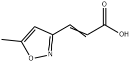 2-Propenoicacid,3-(5-methyl-3-isoxazolyl)-(9CI) Struktur