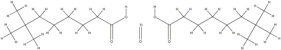 bis(neodecanoato-O)oxotitanium Struktur