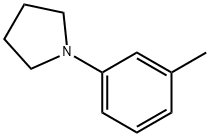 Pyrrolidine, 1-(3-Methylphenyl)- Struktur