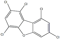 1,2,4,7,9-PNCDF Struktur