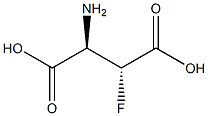 Asparticacid,3-fluoro-,erythro-(9CI) Struktur