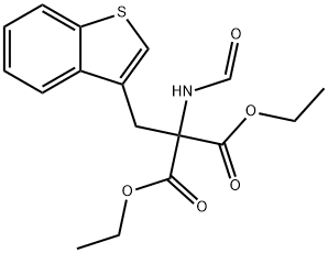 DIETHYL 2-(BENZO(B)THIOPHENE-3-YLMETHYL)-2-FORMAMIDO)MALONATE