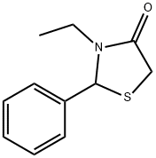 4-Thiazolidinone,3-ethyl-2-phenyl-(5CI) Struktur