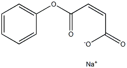 (Z)-2-Butenedioic acid 1-phenyl 4-sodium salt Struktur