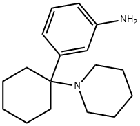 3-aminophencyclidine Struktur