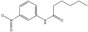 N-(3-nitrophenyl)hexanamide Struktur