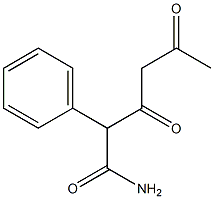 α-(1,3-Dioxobutyl)benzeneacetamide Struktur