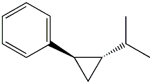 Benzene, [(1R,2S)-2-(1-methylethyl)cyclopropyl]-, rel- (9CI) Struktur