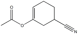 3-Cyclohexene-1-carbonitrile,3-(acetyloxy)-(9CI) Struktur