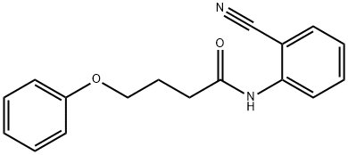 N-(2-cyanophenyl)-4-phenoxybutanamide Struktur