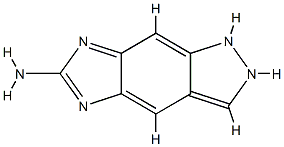 Imidazo[4,5-f]indazol-6-amine,  1,5-dihydro-  (9CI) Struktur