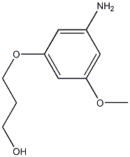 1-Propanol,3-(3-amino-5-methoxyphenoxy)-(9CI) Struktur