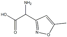 3-Isoxazoleaceticacid,-alpha--amino-5-methyl-(6CI,9CI) Struktur