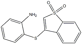 2-[(1,1-dioxido-1-benzothien-3-yl)sulfanyl]aniline Struktur