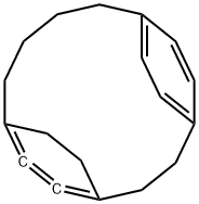 Tricyclo[10.2.2.24,7]octadeca-1(14),4,6,12,15,17-hexaene Struktur