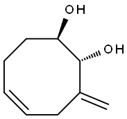 5-Cyclooctene-1,2-diol, 3-methylene-, (1R,2R)-rel- (9CI) Struktur