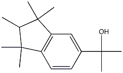 2,3-ジヒドロ-α,α,1,1,2,3,3-ヘプタメチル-1H-インデン-5-メタノール 化學(xué)構(gòu)造式