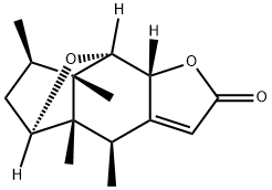 (4R)-4,4a,5,6,7,7a,8,8aβ-Octahydro-4,4aβ,7β,7aβ-tetramethyl-5α,8α-epoxy-2H-indeno[5,6-b]furan-2-one Structure