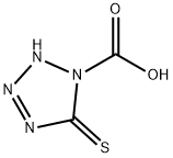 1H-Tetrazole-1-carboxylicacid,2,5-dihydro-5-thioxo-(9CI) Struktur