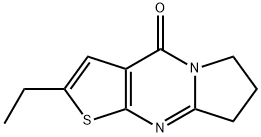 Pyrrolo[1,2-a]thieno[2,3-d]pyrimidin-4(6H)-one, 2-ethyl-7,8-dihydro- Struktur