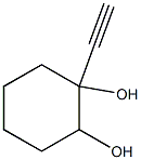 1,2-Cyclohexanediol, 1-ethynyl- (6CI,7CI,8CI,9CI) Struktur