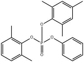 Phosphoric acid 2,6-dimethylphenyl=phenyl=2,4,6-trimethylphenyl ester Struktur