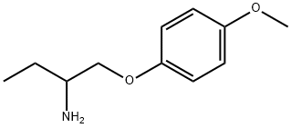 2-Butanamine,1-(4-methoxyphenoxy)-(9CI) Struktur