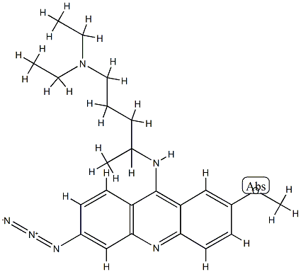 quinacrine azide Struktur