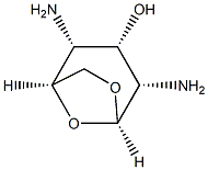 beta-D-Talopyranose, 2,4-diamino-1,6-anhydro-2,4-dideoxy- (9CI) Struktur