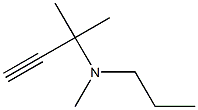 3-Butyn-2-amine,N,2-dimethyl-N-propyl-(9CI) Struktur