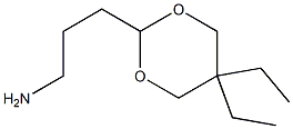 1,3-Dioxane-2-propanamine,5,5-diethyl-(9CI) Struktur