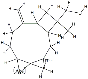 14-hydroxycaryophyllene oxide Struktur