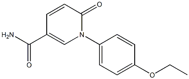 3-Pyridinecarboxamide,N-(4-ethoxyphenyl)-1,6-dihydro-6-oxo-(9CI) Struktur