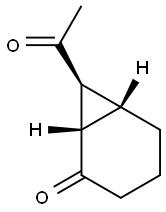 Bicyclo[4.1.0]heptan-2-one, 7-acetyl-, (1R,6R,7R)-rel- (9CI) Struktur