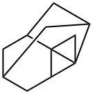 2,4-Methano-2,4-didehydroadamantane Struktur