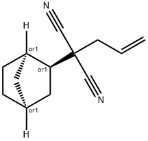 Propanedinitrile, (1R,2S,4S)-bicyclo[2.2.1]hept-2-yl-2-propenyl-, rel- (9CI) Struktur