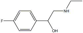 α-[(Ethylamino)methyl]-4-fluorobenzyl alcohol Struktur