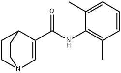 1-Azabicyclo[2.2.2]oct-2-ene-3-carboxamide,N-(2,6-dimethylphenyl)-(9CI) Struktur