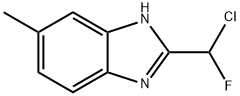 1H-Benzimidazole,2-(chlorofluoromethyl)-5-methyl-(9CI) Struktur