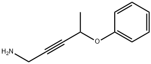 2-Pentyn-1-amine,4-phenoxy-(9CI) Struktur