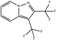 2,3-Bis(trifluoromethyl)pyrazolo[1,5-a]pyridine Struktur